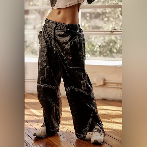 Free People Movement Rough Rider Tyvek Pants NWOT - Picture 1 of 11